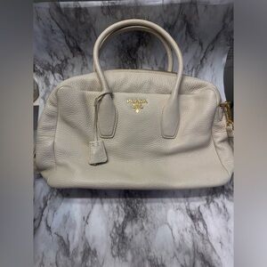 Prada Vitello Daino Leather Satchel